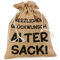 ZEACKUQ 40x30cm Geschenkbeutel ALTER SACK HERZLICHEN GLÜCKWUNSCH, Geschenksack Geschenke für Männer zum Geburtstag, Lustig Geschenkverpackung Beutel Groß 30 40 50 60 Geburtstag Mann