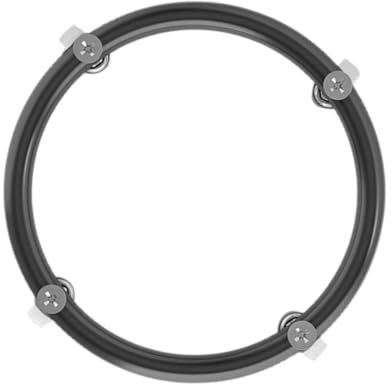 PRETYZOOM Cylinder Stand Wheels Gas Tank Tray Propane Tank Holder Brake Easy to Use Gas Cylinder Bracket