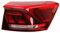 ELNas Auto Rücklicht, LED Bremslichter Blinkleuchten Warnlichter Rückfahrlichter Sicherheitslichter Austausch Links rechts, für VW T-ROC 2018-2021, C Outside Right