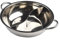 Pentola in acciaio inox con divisore, pentola doppia per cottura a doppio sapore, pentola a doppia divisione, pentola per zuppa a due sapori per piano cottura a induzione (28 cm)