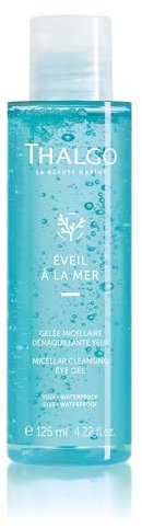 THALGO Mizellen Augen Reinigungsgel - Sanfte Reinigung für empfindliche Augen, entfernt Make-up, beruhigend und pflegend, 125 ml