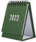 DIYEAH 2023 Mini-Tischkalender Faltkalender Desktop-Standkalender Kalenderwand leerer Kalender tischkalender basteln schreibtischkalender Tischkalender 2023 kleiner Kalender Papier Green