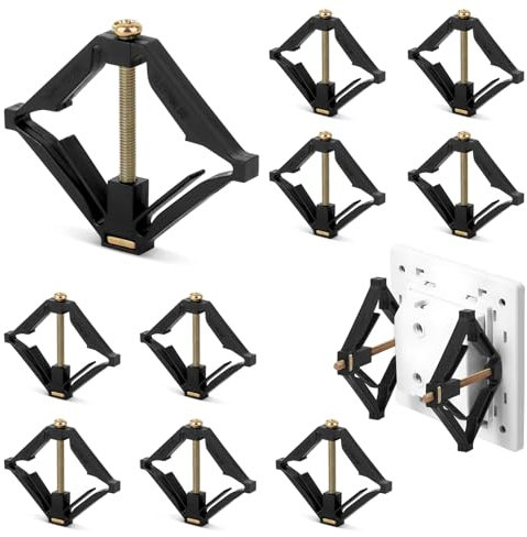 10 PCS Strumento di riparazione della scatola dell'interruttore 86mm,Montaggio A Parete Scatola Tipo Interruttore Cassette Riparatore Supporto,per la Riparazione della Scatola