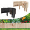 Jaxguom Beeteinfassung aus Holz für Garten 200×20cm Beetumrandung Rasenkante Holz Flexibler Holzzaun Gartendeko Gartenpalisad efür Beeteinfassung,Mähkante Rollborder,Steckzaun,Natural