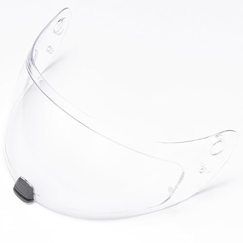 UYTKTN Motorradhelm Visier Linse Helm Brille für HJC C70 IS-17 FG-ST, Motorradhelm Gläser Verspiegelt Helmvisier Getöntes Visier, Motorrad Windschutz Helmlinse,B Transparent