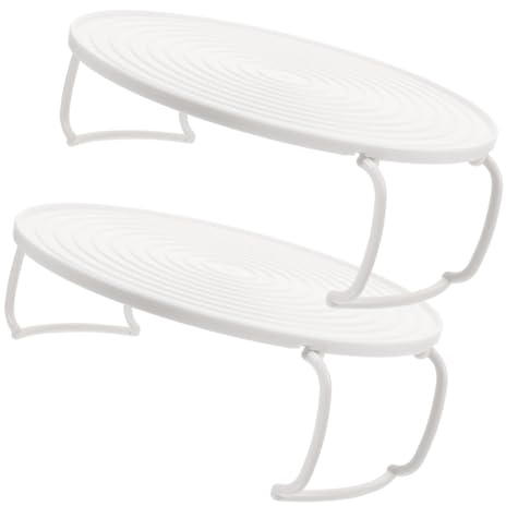 TOYANDONA Bandeja Para Horno Microondas Capas 2 Piezas Plástico Resistente Almacenamiento De Alimentos Para Cocina Microondas Compacto