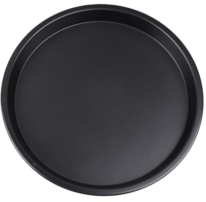 Yardwe Set Teglie da Forno Antiaderenti Nero 6-8-10 Pollici per Microonde Crisp, Piatti da Cottura Professionali e Domestici per Torte, Biscotti e Pizza