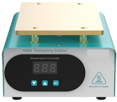 Estación de soldadura, Estación de precalentamiento LCD digital, placa calefactora PCB temperatura constante