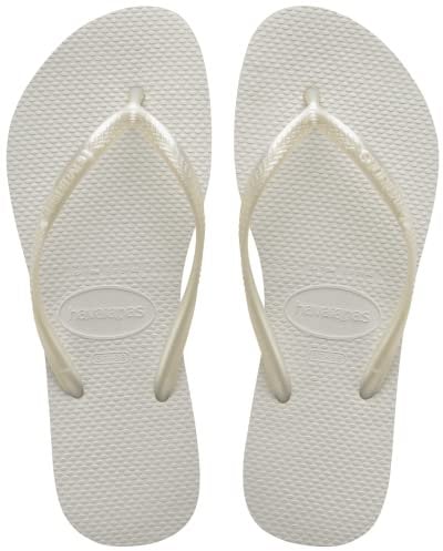 Havaianas Damen Slim Flip Flop, Weiß, 35/36 EU