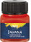 KREUL 90963 - Javana Stoffmalfarbe für helle und dunkle Stoffe, 20 ml Glas rot, brillante Farbe auf Wasserbasis, pastoser Charakter, zum Stempeln und Schablonieren, nach Fixierung waschecht