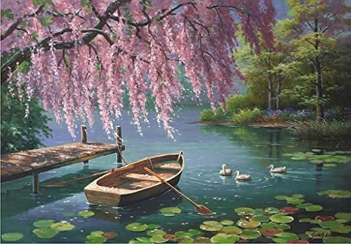 Anatolian 500 piece jigsaw puzzles - jigsaw puzzles for adults 500 pieces WILLOW SPRING BEAUTY is ideal as gifts for the whole family and the jigsaw 500 pieces for adults is made of ESKA BOARD