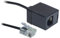 ADSL RJ11 Internet Broadband Modem Extension Cable Lead Male to Female - Black (3M)