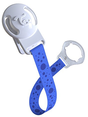 Twistshake ts-78095 Clip Universal Schnullerband, blau, ohne BPA