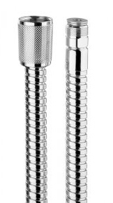 Bossini Serie A00053 Flessibile Ottone Doppia aggraffatura racc. Girevole 15x1M x 1/2 F Conico 150 cm