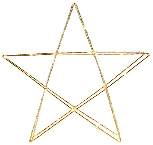 Star 700-58 LED-Standleuchte Super, Metall, messing, 7.5 x 45 x 43 cm
