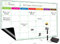 Brute Strength - Magnetisches Whiteboard, magnetischer, flexibler, trocken abwischbarer Wochenplaner, magnetische Memotafel für Kühlschrank, Familienessen (42 x 29 cm)