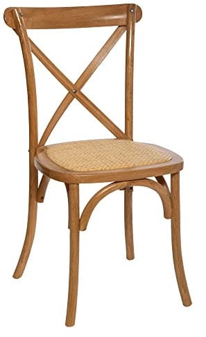 Atmosphera - Stuhl Isak - Eiche und Rohrgeflecht - Beige