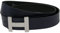 AnnaMatoni Eleganter Damen Ledergürtel in weichem Rindsleder 3mm stark mit Modischer Metalldorn Koppel Schließe 3cm Breit Damen Leder Gürtel (Marine 490, TW100 - Gesamtlänge 115cm)