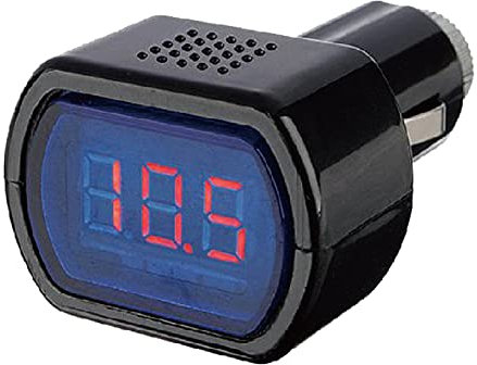 ZIYAN LED Zigarettenanzünder Batterie Tester Voltmeter Kfz Spannungsanzeige 12V 24V Voltmeter