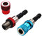 RoxNvm inserti per avvitatore professionale, set di 2 pezzi per avvitatore per cartongesso, portabit magnetico, bit di rigatura a sgancio rapido con gambo esagonale da 1/4 di pollice (rosso + blu)