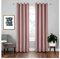 KnSam Schlafzimmer Vorhang Verdunkelung Rose, H240 x B140 cm Einfarbig Blickdichte Vorhänge Polyester mit Ösen Moderner Wohnstil Vorhang Blickdicht Muster Polyester Wohnzimmer, 2er Set