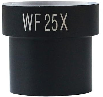 Mikroskop Okular Zubehör 25X Alle Metall Objektiv 23,2mm Schnittstelle Optische Glaslinse für Biologische Mikroskop