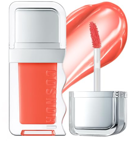 COSNORI Flow Wave Lip Tint – veganer, glasiger Lipgloss, leicht und langanhaltend, Feuchtigkeitsspender auf Pflanzenölbasis, K-Beauty (05 PUNCH)