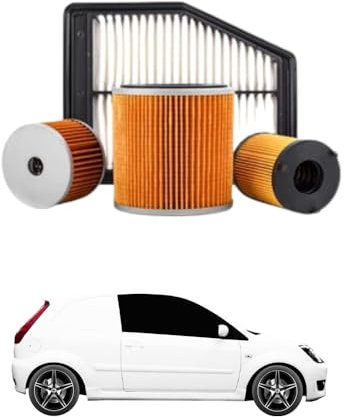 Kit Tagliando 4 Filtri per FORD Fiesta V Van 1.4 TdCi 50 kw anno 2003<>2010