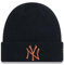 New Era New York Yankees MLB Mütze LA Damen Herren League Essential Baseball Beanie schwarz - One-Size
