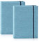 2 Pack Klein Fotoalbum Einsteckalbum für 200 10x15 Fotos,Small Pocket Photo Album Mini Fotobuch Fotoalben zum Einstecken mit Leinen Einband für Kinder Baby Hochzeit Urlaub Geburtstag (Blau)