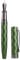 Hongdian N11 Fountain Pen, Titanium-Coated Black Extra Fine Soft Nib, Grass Green & Lozenge Geometric Design with Metal Case Set