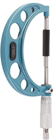 Micromètre Extérieur en Acier Inoxydable, Outil de Mesure avec épaisseur en Acier de Haute Précision de 0,01 Mm (75-100mm)