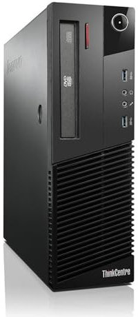 Lenovo, Pc Desktop SFF Pronto All'Uso, Computer Pc Fisso Intel i5-4570, Ram 8Gb, SSD 256Gb, VGA, Display Port, Wi-Fi, W10 (Ricondizionato)