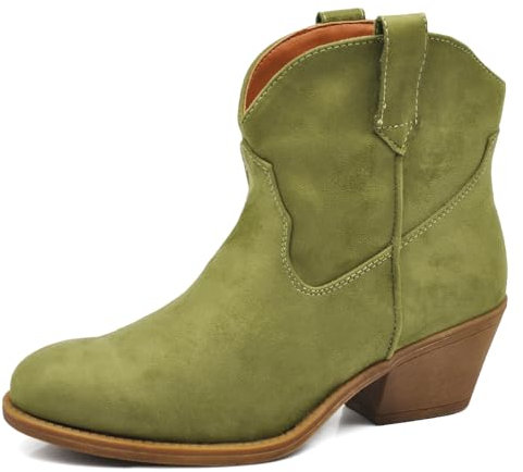 IF Fashion Scarpe da Donna Stivali Stivaletti Camperos MP661 verde N.39