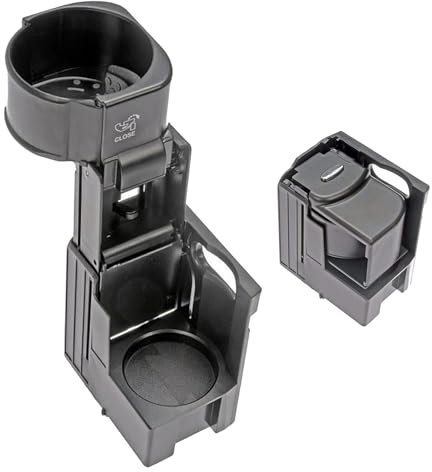 Homemari Getränkehalter in der Pkw-Mittelkonsole, Car Center Konsolenbecherhalter für E-Klasse W211 S211 CLS C219 A2116800014, Schwarz, Kunststoff