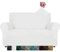 CHELZEN Samt Couchbezüge 2-Sitzer Dicke Stretch Sofa Bezüge für Hunde Haustiere rutschfeste Liebe Sitz Couch Slipcover Waschbare Möbel Schutz für Wohnzimmer (2 Sitzer, Weiß)