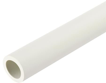 QUARKZMAN 61cm Rohrisolierung Schaumstoff, Durchmesser 25mm Isolierstärke 5mm Heizungsrohr Verkleidung für Fitnessgeräte, Rohre, Handhaben (Weiß)