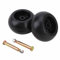 ZAMETTER Deck Wheel Kit 2Pcs 5 Inch Deck Wheels and Bolts Kit Lawn Mower Deck Wheels Set for Riding Lawn Mower Replacement Part Deck Wheels Axle Bolts