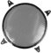 Hihaha Protector de rejilla de metal negro de 30,5 cm para altavoz de coche, material duradero