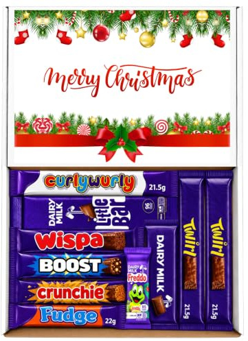 CHRISTMAS Medium Chocolate Hamper, Medium Chocolate Box, Xmas Sweet Hamper, Gift for Christmas, Present For Her - Him, For All