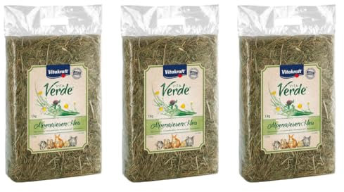 Vita Verde Fieno dei Pascoli Alpini per Tutti I Roditori, 3kg