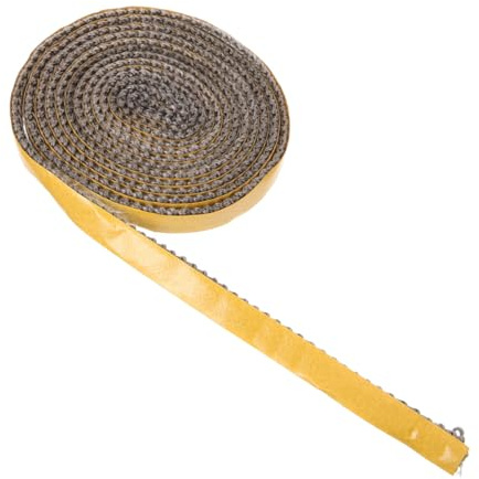 SHINEOFI Selbstklebendes Kamindichtungsband Gelbes Ofendichtungsband aus Glasfaser mit Einfacher Installation und Rauchdichtungsfunktion für Holzofentür