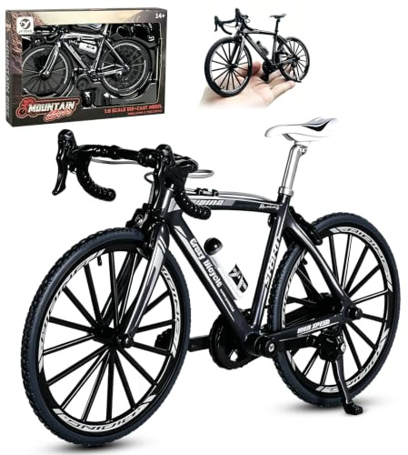 Maylatte 1:10 Fahrrad Modell Miniatur Mountainbike aus Legierung | Realistisches Deko Fahrrad, DIY Modellbausatz, Sammlerstück & Geschenk, Für Erwachsene und Kinder