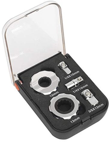 Sealey Ak6959 Palm Ratchet Set 5Pc 1/4 and 3/8Sq Drive