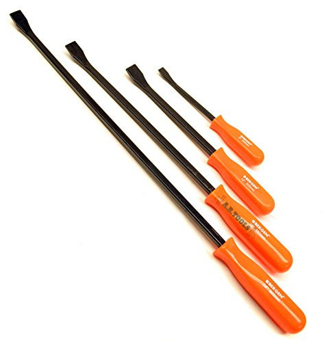 Pry bar/Wrecking/Crow/Crowbar 4pc 200mm - 600mm by Bergen AT400