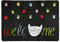 deco-mat Fußmatte Katze 40 x 60 cm Schwarz - Fussmatte mit Katzen - rutschfest & waschbar - Schmutzfangmatte für Innen und Außen mit lustigem Motiv