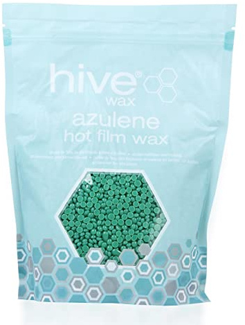 HIVE OF BEAUTY Hot Film Azulene Wax Pellets Hair Removal Waxing All Skin Types