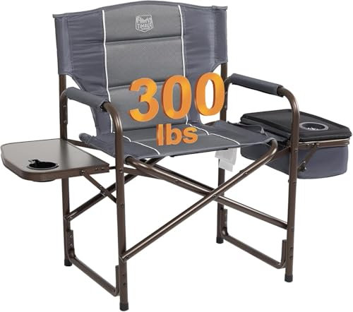 TIMBER RIDGE Unisex-Erwachsene Stuhl, grau, Supports 300 Lbs