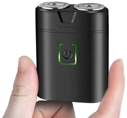 KEMEI Elektrischer Rasierer für Männer, nass & trocken, schmerzlos, Herrenrasierer für die Rasur, elektrisch, kabellos, Rotationsrasierer,