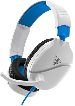 Turtle Beach Recon 70P Bianca Cuffie Gaming - PS5, PS4, Xbox Series S/X, Xbox One e PC